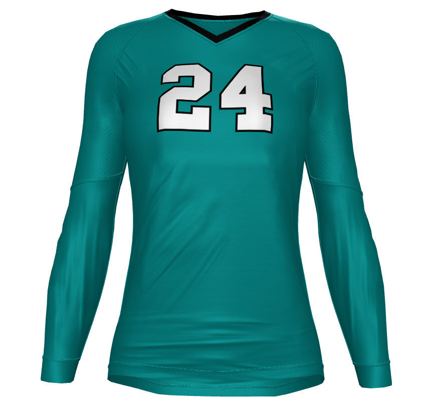 CUSTOM SUBLIMATED LONG SLEEVE JERSEY - nahdeh